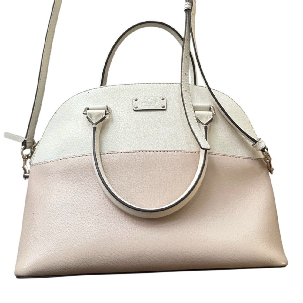 Kate Spate Beige and cream Satchels Bag in good condition - Picture 1 of 15